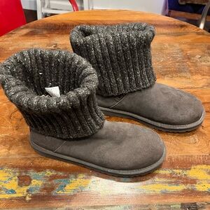 UGG Knit and Suede Boots